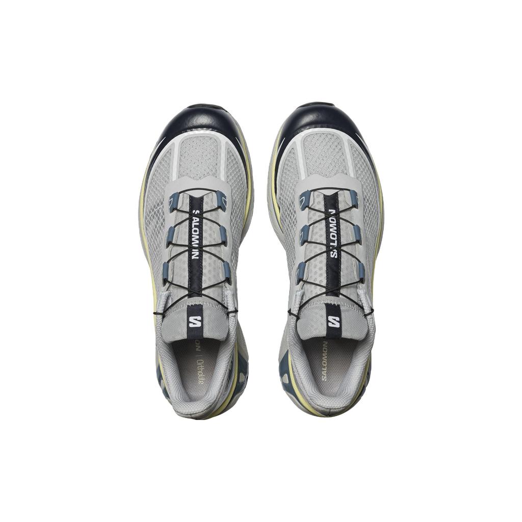 Salomon Comfortable Non-Slip Wrap Low-Top Casual Running Shoes Unisex Sneakers Gray Black Yellow 417427