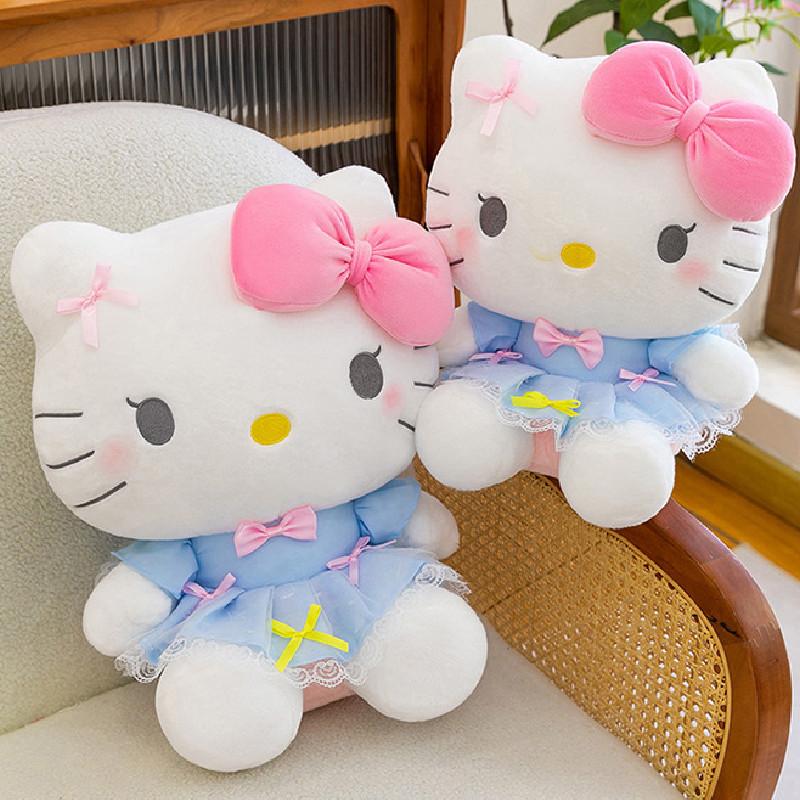 Cute Dress Bow Plush Doll Toy Pillow Children Toy For Gift Kid