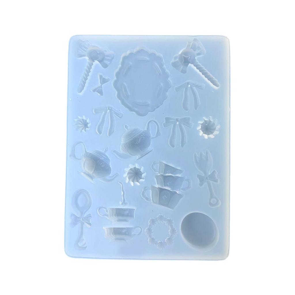Flexible Reusable Silicone Craft Molds For Resin Jewelry Making And Mini Dessert Decorations