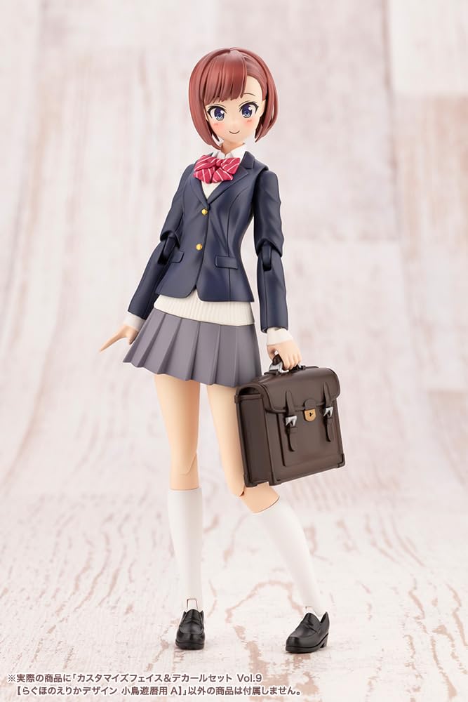 Kotobukiya Sousai Shoujo Teien Customize Face Decal Set 9 Erika for Takanashi Koyomi 18mm Scale Plastic Model Kit & Vol. [Raguhono Design, A] Approx.