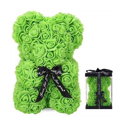 Preserved Flower Rose Bear Valentine's Day Mother's Day Gift Foam Flower Bear