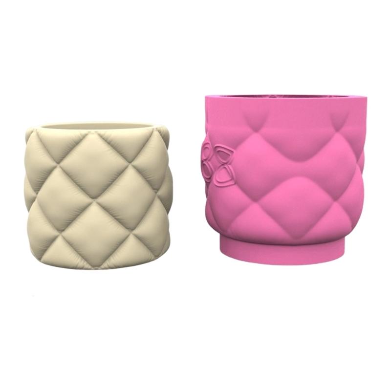 Succulent Planter Silicone Mould Sofa Texture Concrete Flower Pot Mold Easy Demold Gypsum Mould for Home Decoration