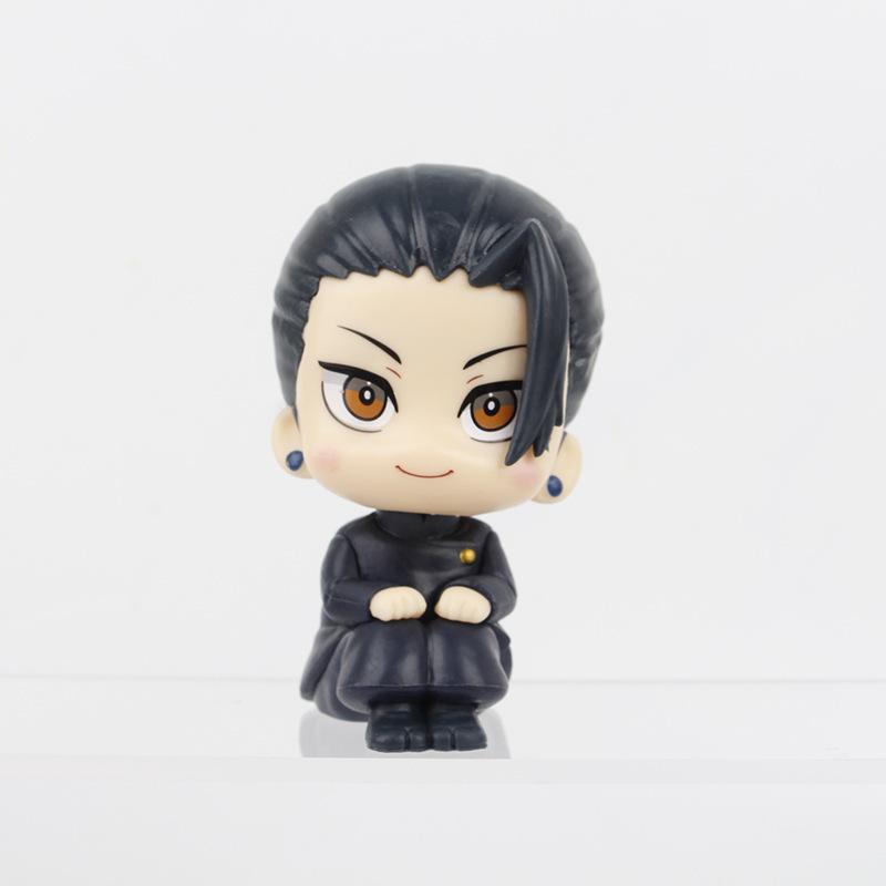 5th Version Big Head Jujutsu Kaisen Figure Set Suguru Geto Satoru Gojo Anime Toys Capsule Doll Model Figurine Collection