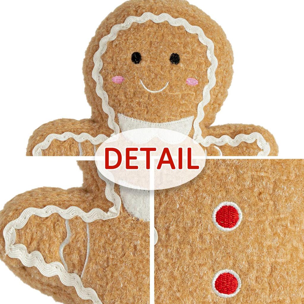 Gingerbread Man Christmas Pillow Cushion Ornament