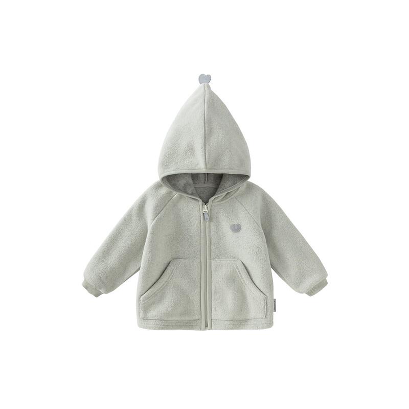 Mini Balabala Anti-static Fleece Hooded Coat