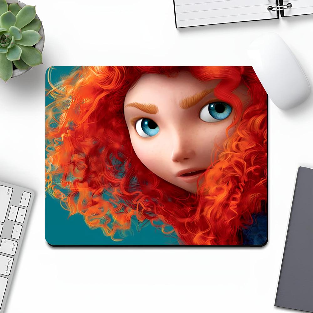 

Brave Mouse Pad Art Anime Gaming Gamer Small Rubber Locking Edge Large Computer MousePad Laptop Desk Pad 200x200x2mm