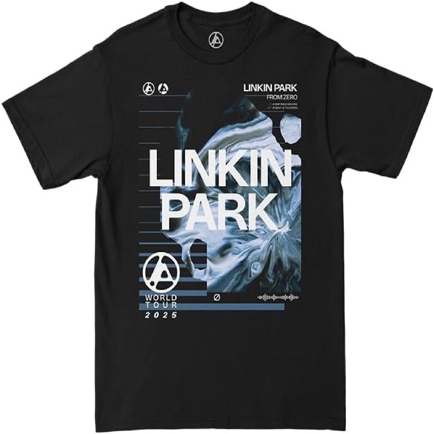 Linkin Park Унисекс-Взрослый Zero Официальная Мерч Рваная Тур Футболка S