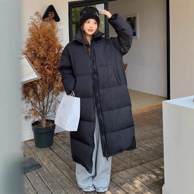 Long Parkas Fashion Winter Jacket Women Casual Thick Down Cotton Winter Puffer Coat Windproof Warm Quilted Outwear