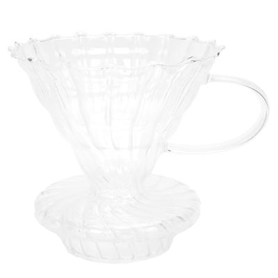 Glas Pour Over Kaffeetropfer Kegelfilter Tasse Kaffeemaschinenzubehör Heim- und Bürogebrauch