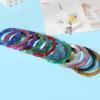 5Meters / Piece 3mmx1mm Colour Flat Aluminum Wire Soft Metal Floristry Wire For DIY Handmade Jewelry Crafts Modeling Accessories
