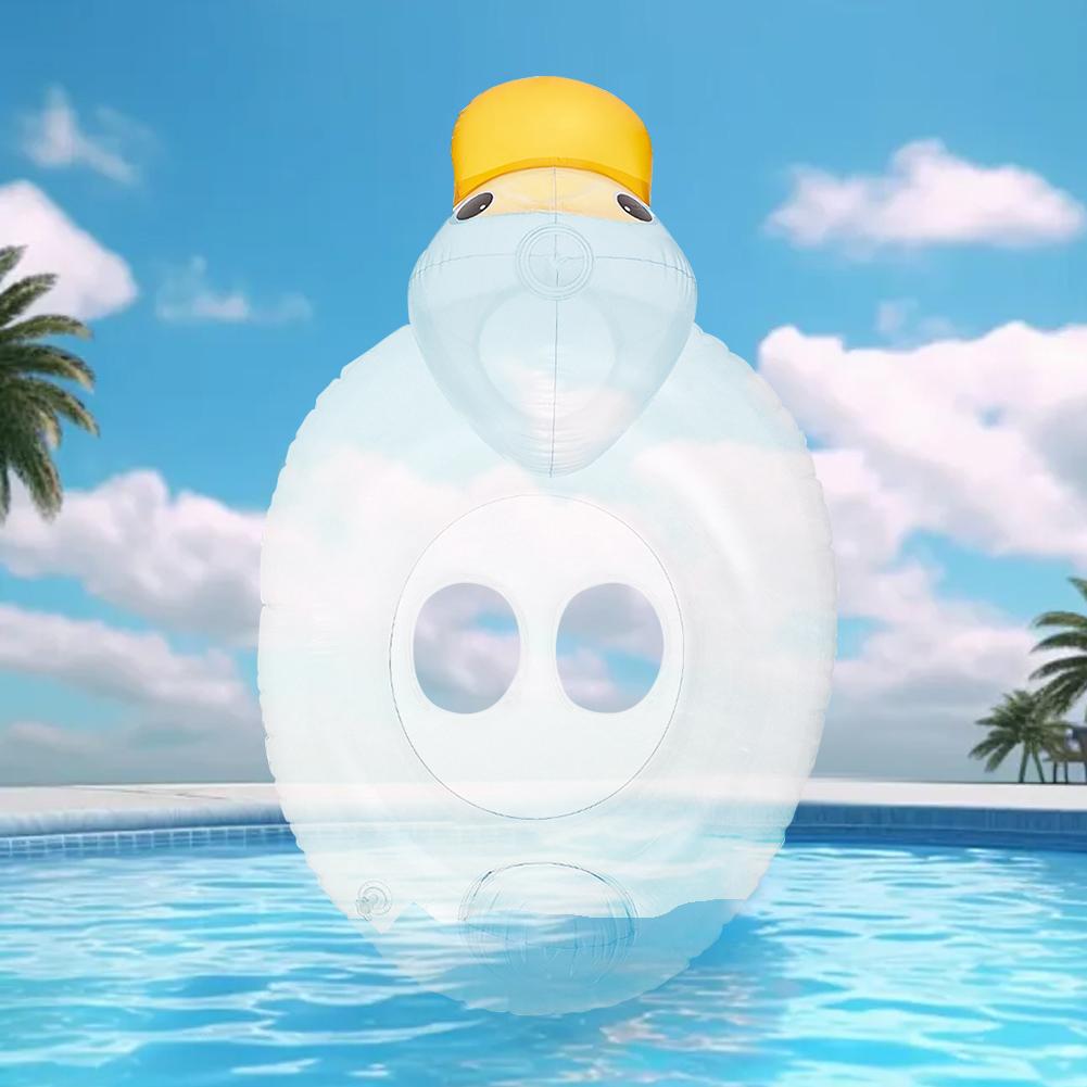 Swimming Float Ring Duck Safe Flexible Inflatable Durable Pool Party Seat Children's Inflatable Mattress Water Party Toys