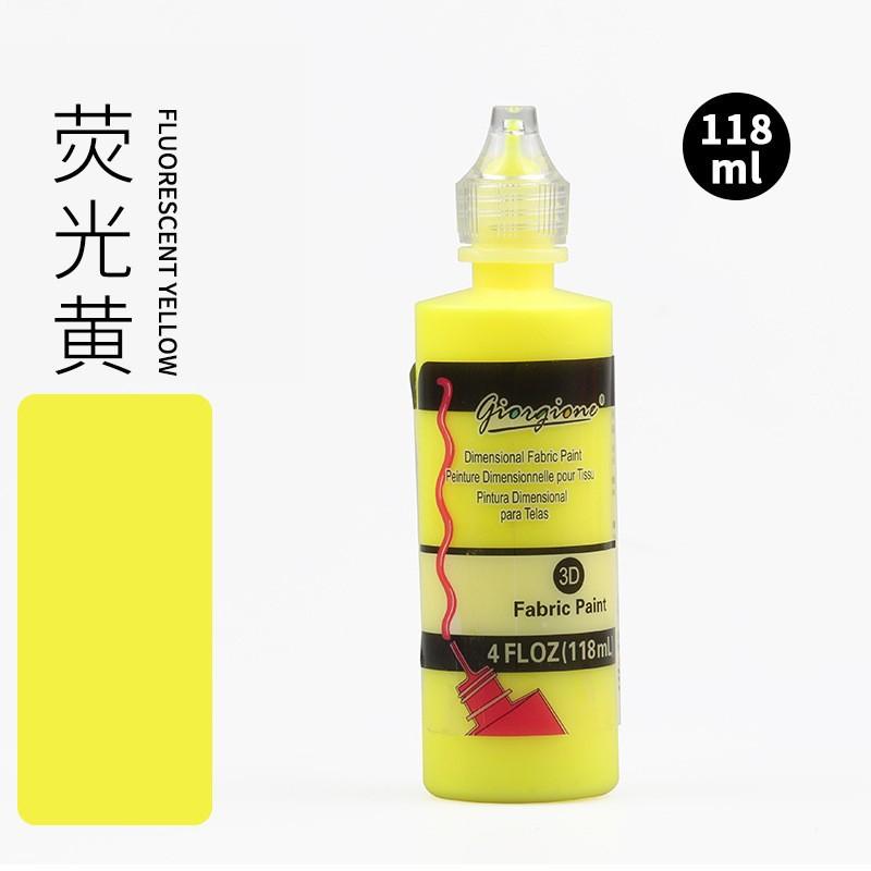 118ml Farbige Acrylfarbe 3D Dreidimensionale Farbe DIY Handbemalte Graffiti Textilfarbe