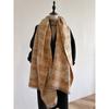 Temperament Double-sided rose imitation cashmere scarf Good quality Summer office lunch break Air conditioner shawl