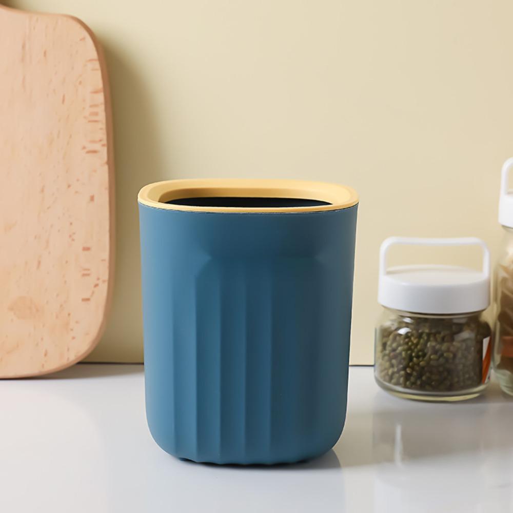 Durable Mini Waste Bin Thickened Garbage Collector Office Supplies Garbage Basket  Bathroom Vanity