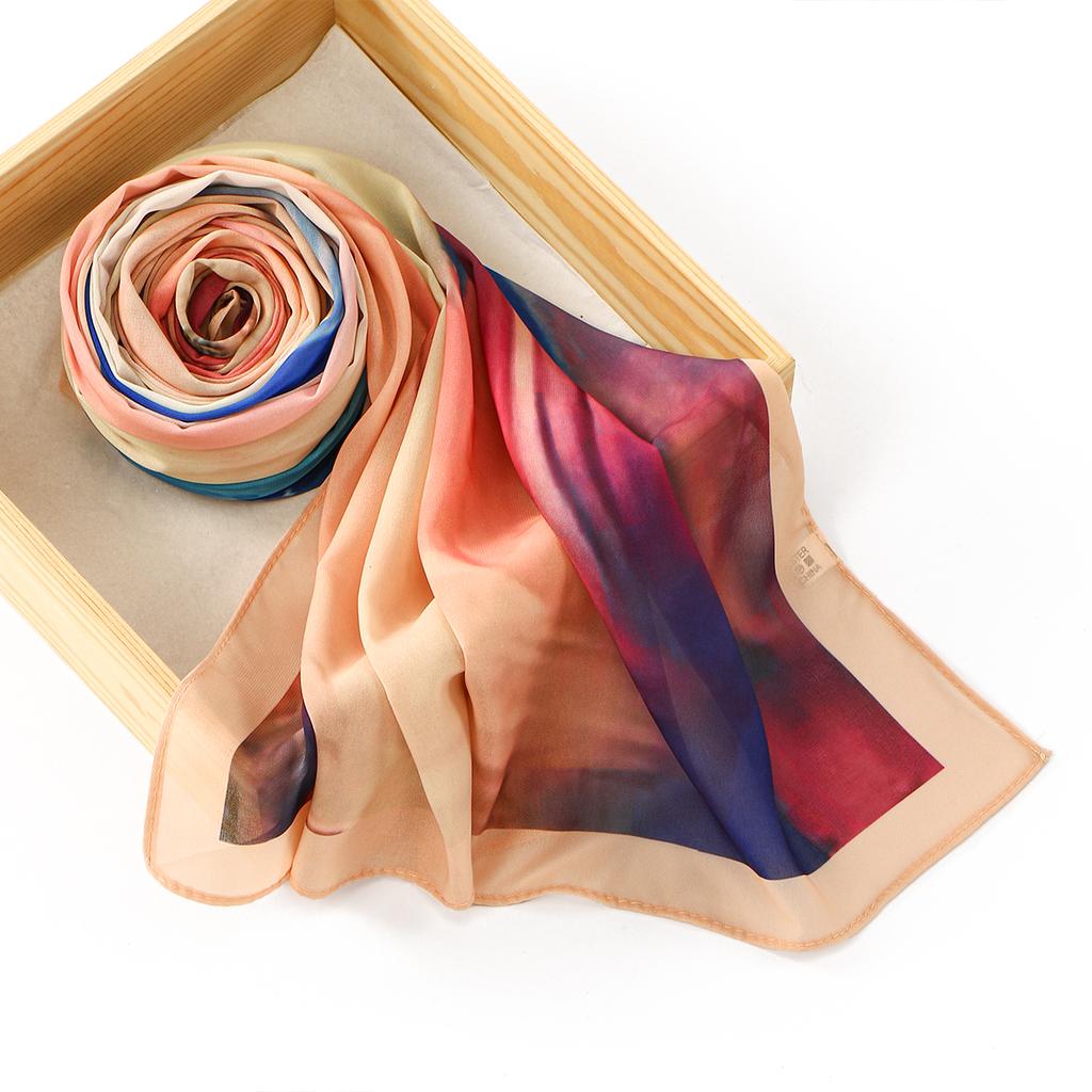 New Pattern Printed Chiffon Hijab Scarf For Woman Muslim Hijabs Shawl Fashion Long Wraps Female Headband Ethnic Islam Turban