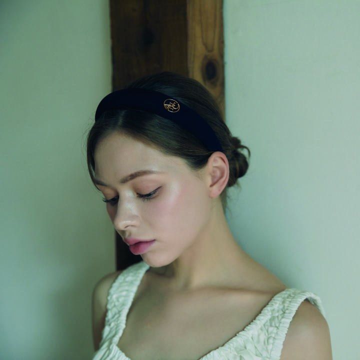 Anoetic Volume Satin Hairband Black