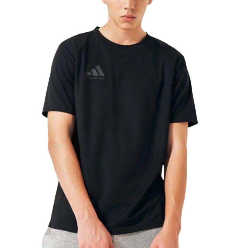 Adidas Lightweight Breathable Quick-Dry Round Neck Short Sleeve T-Shirt Unisex Tops Black ADICLTS24CTKP-BB