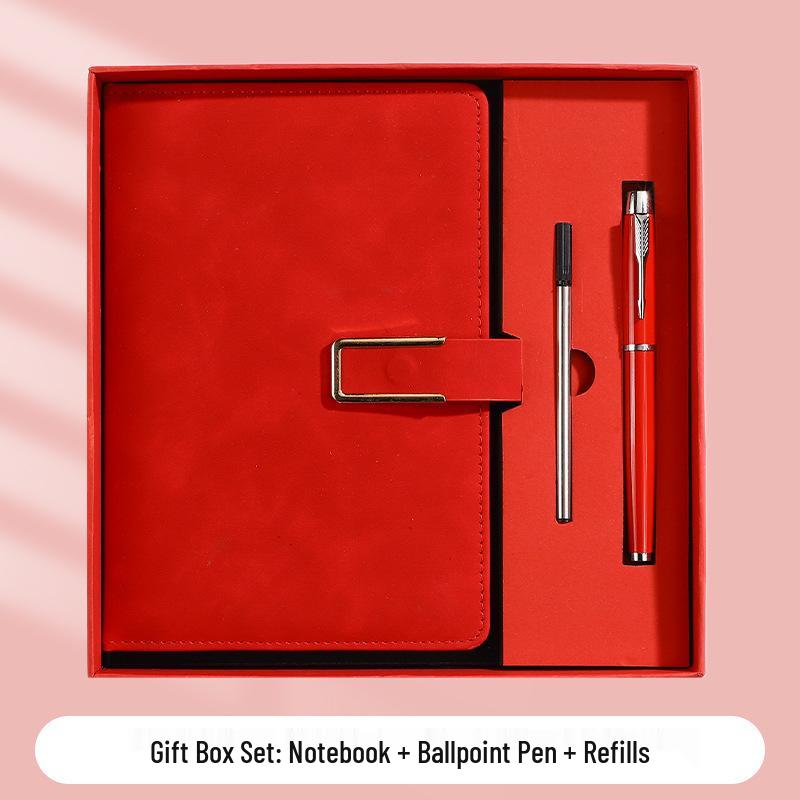 A5 Business Office Snap Button Notebook with Custom LOGO for Meetings