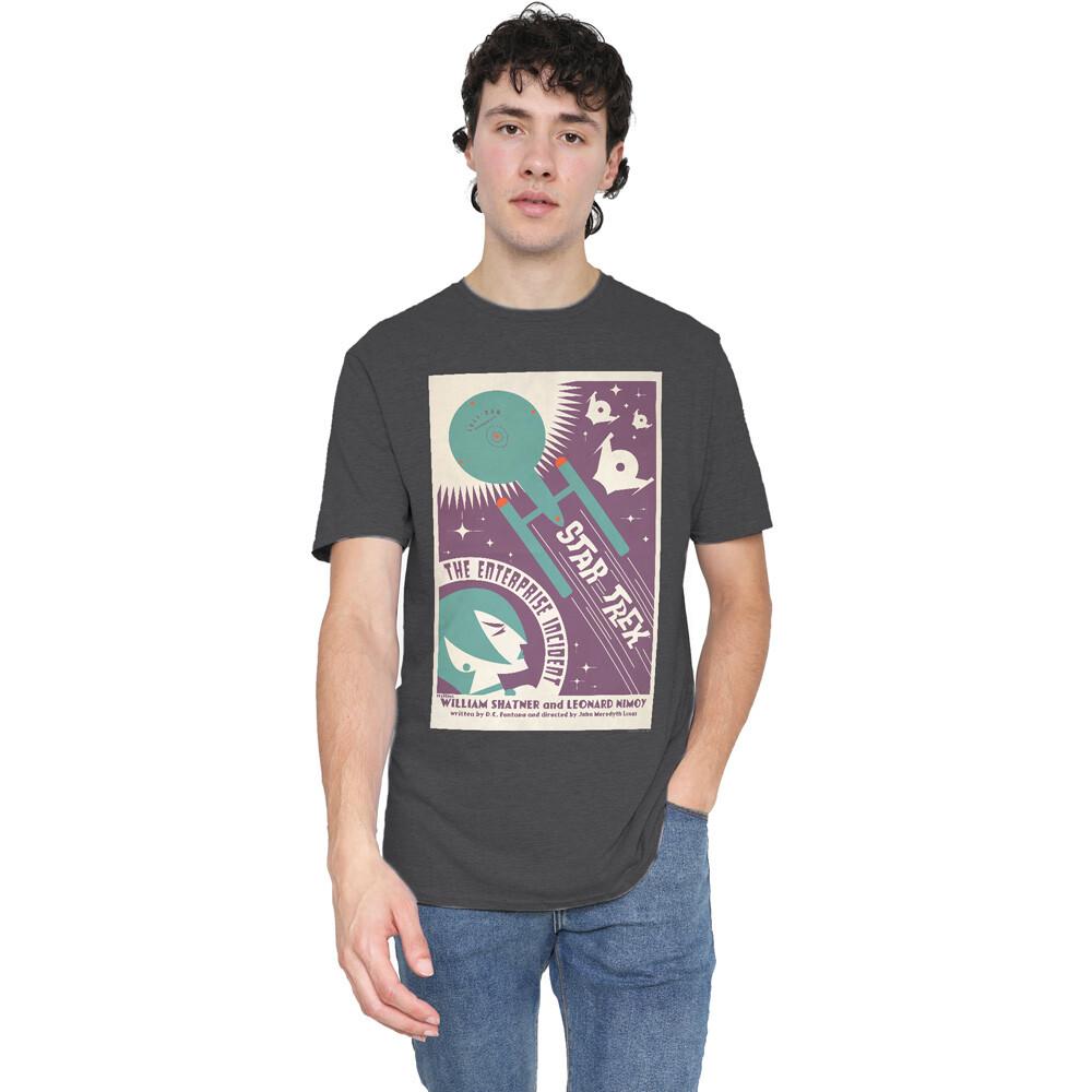 

Футболка Star Trek Tos Епізод 57 S-2XL, Вугільно-сіра Унісекс Футболка XL