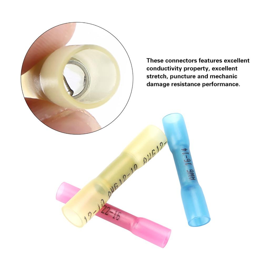 300 Pcs Insulated Heat Shrink Wire Connectors Electrical Terminals  Wire Cable Wrap