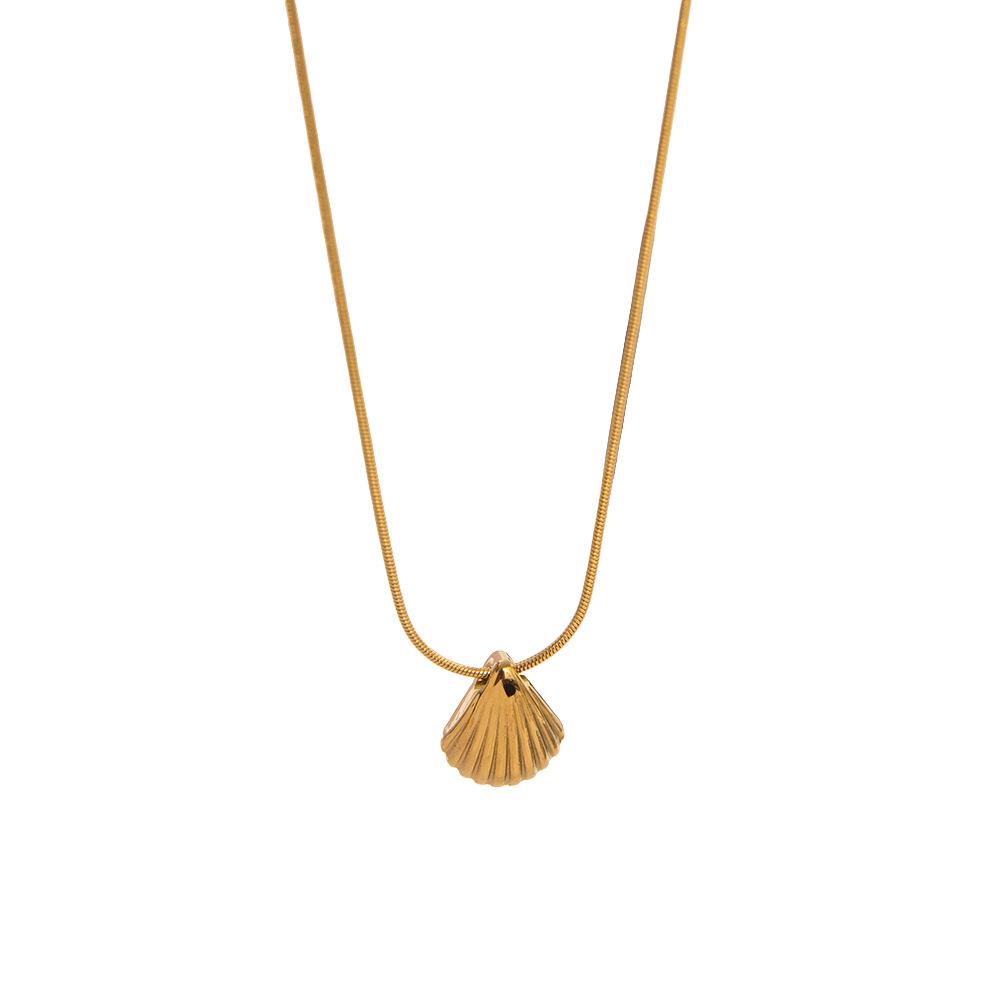 Summer New Necklace Female Starfish Shell Pendant Jewelry Light Luxury Fashion Niche High-end Accessories