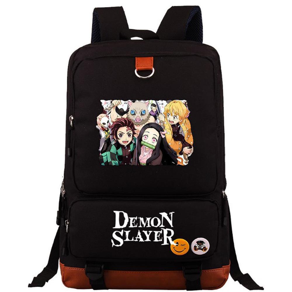 Animation Cartoon Printing Student Schoolbag Large Capacity Computer Bag Men'S And Women'S Backpack