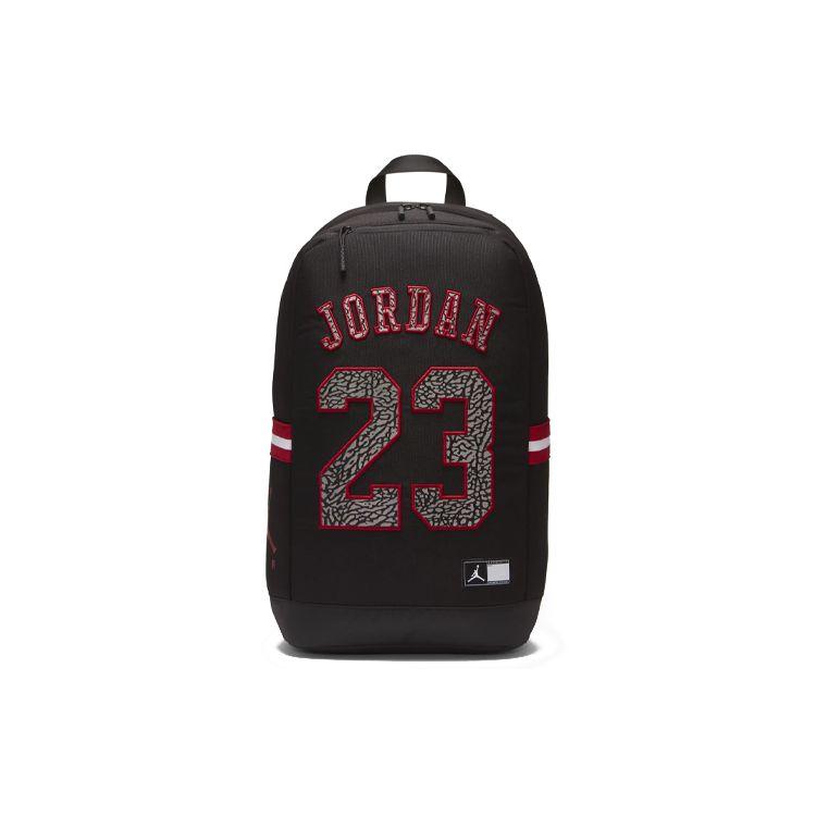 

Jordan Goat 23 Sports Sweatshirt Print Crackle Pattern Polyester Basketball Backpack Unisex backpack Black 9A0419-023 Black