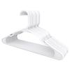 Clothes Hangers 20 Pack - Plastic Hangers Space Saving - Durable Coat Hanger with Shoulder Grooves