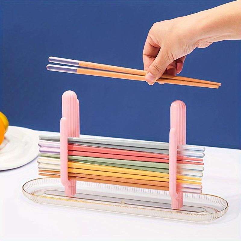 Buy One Get One Free Chopstick Holder, Colorful Plastic Utensil Organizer for Kitchen, Dining