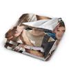 Coperta Super Morbida da Viaggio Jacob Elordi Coperta Plaid Retrò Copriletto in Flanella per Arredamento Casa Fantasia Copertura per Divano Letto