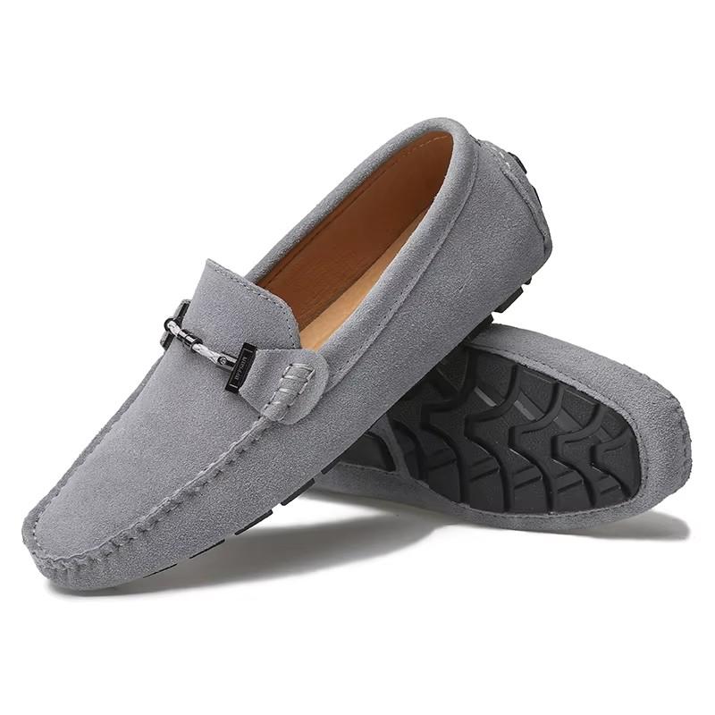 Fashion New Male Shoes Handmade Men's Loafers High Quality Men Casual Flat Light Fashion Moccasins Slip on Walking Shoes Big Size 38-49