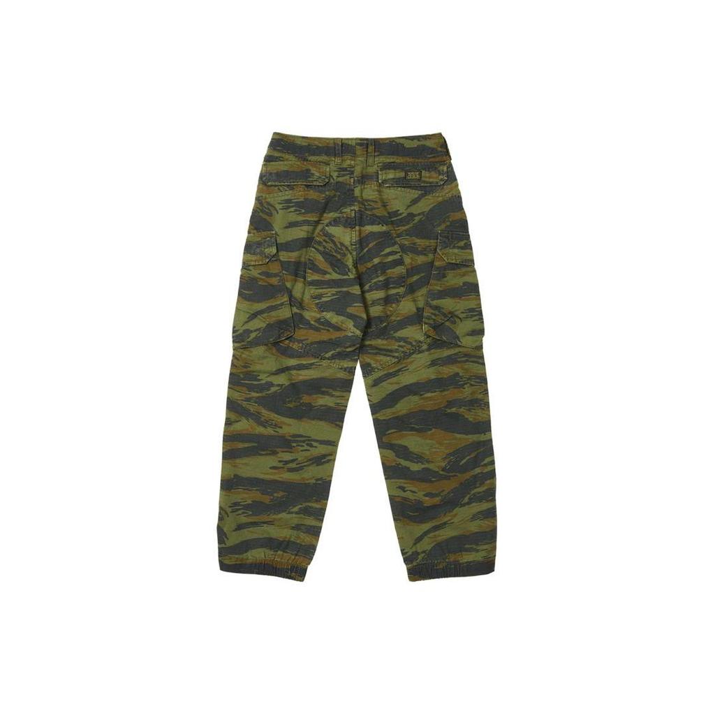 Palace X Gap Collaboration Ss24 Kids Cargo Camo Loose Fit Multi-Pocket Jogger Pants Kids Bottoms Army-Green 429043-CAMO