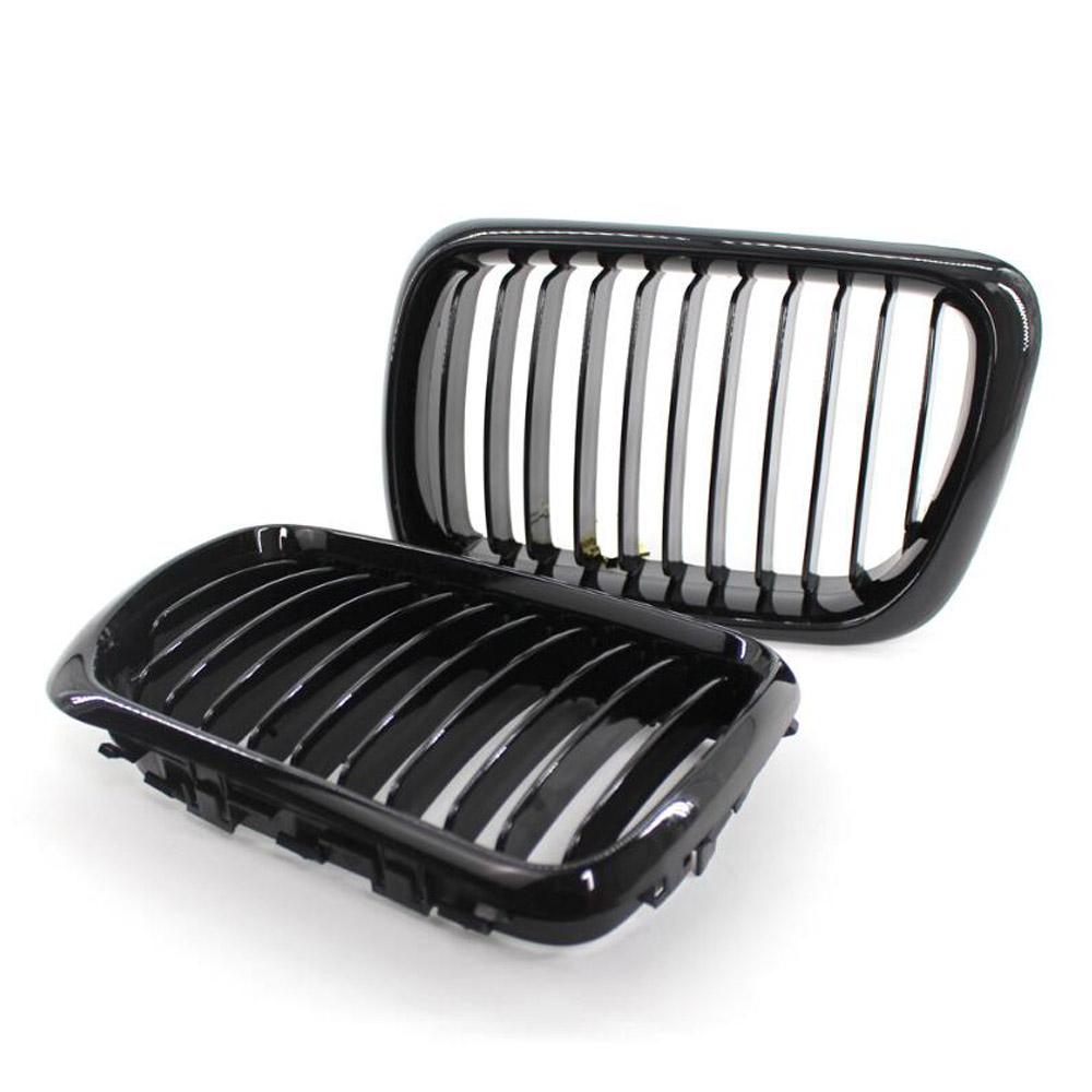 BLACK E36 Grille ABS Front Replacement Hood Kidney Grill For BMW E36 97 98 99 for BMW 318i 323i 325i 320i 328i