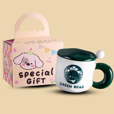 Tasse en Céramique Créative Style Starbuck Tasse en Céramique Couple Mug Américain Tasse à Eau de Dortoir Tasse à Café Domestique Cadeau