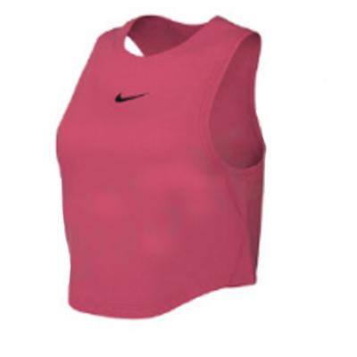 Logo Rundhals Lässige Ärmellose Weste Damen Tops Magenta FN2846-629
