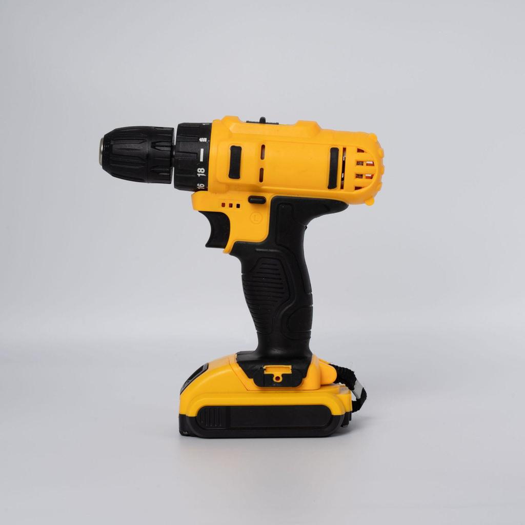 21V Dual Speed Wireless Electric Drill and Screwdriver with Rechargeable Lithium Battery