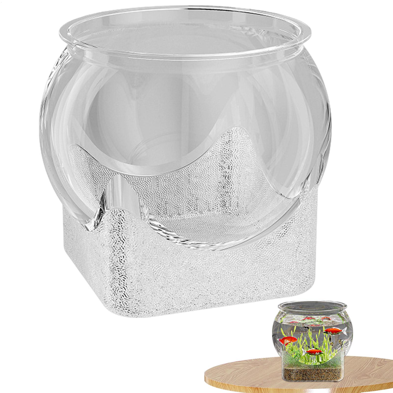 Маленький аквариум для разведения черепах Прозрачный террариум для черепах Бокс для разведения рептилий Декоративный маленький аквариум для кормления и принятия солнечных ванн крабов S