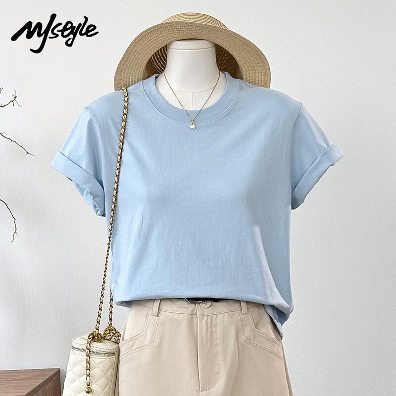 

MJ STYLE Women s Cotton Loose Fit T-Shirt M