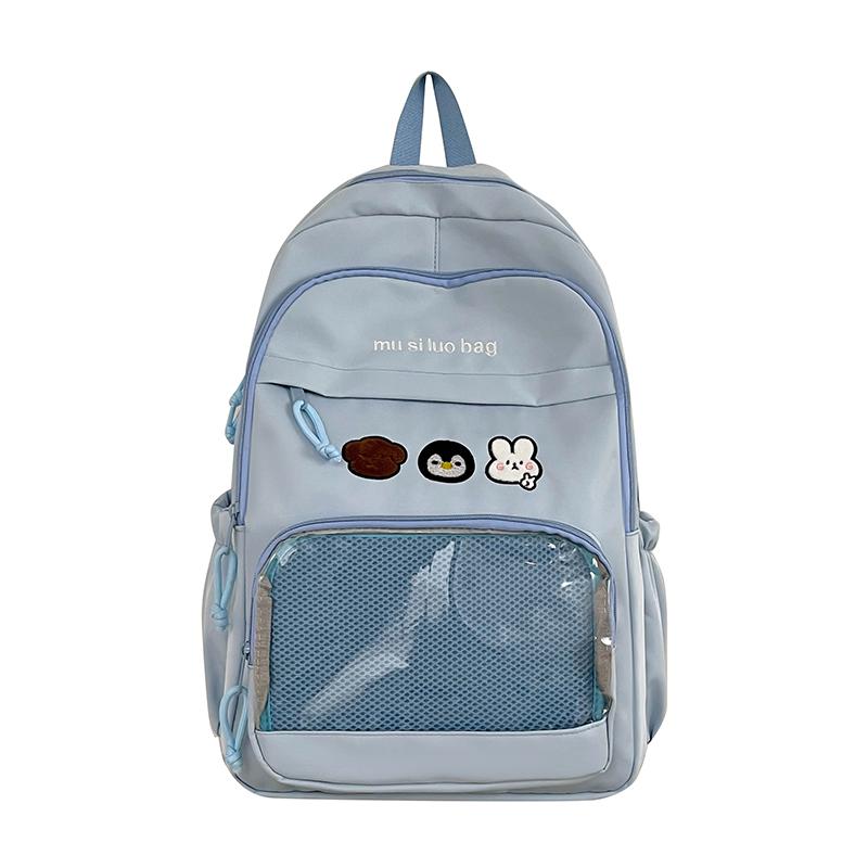 College Style Schoolbag Women Large Capacity Backpack Girls Lightweight Waterproof Backpack