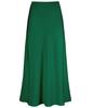 Elegant High-Waist Silky Acetate Fishtail Skirt for Spring and Summer