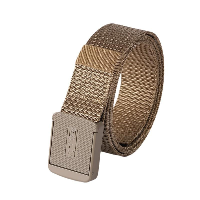 Fashion Belt with Imitation Nylon Webbing & Tank Pattern - Accessory for Clothing, Shoes, and Hats