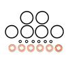 18 Piece Injector Maintenance Kit with Washers and O-Ring Seals for BMW Cars Referenced by 13532247156 and 13537794553
