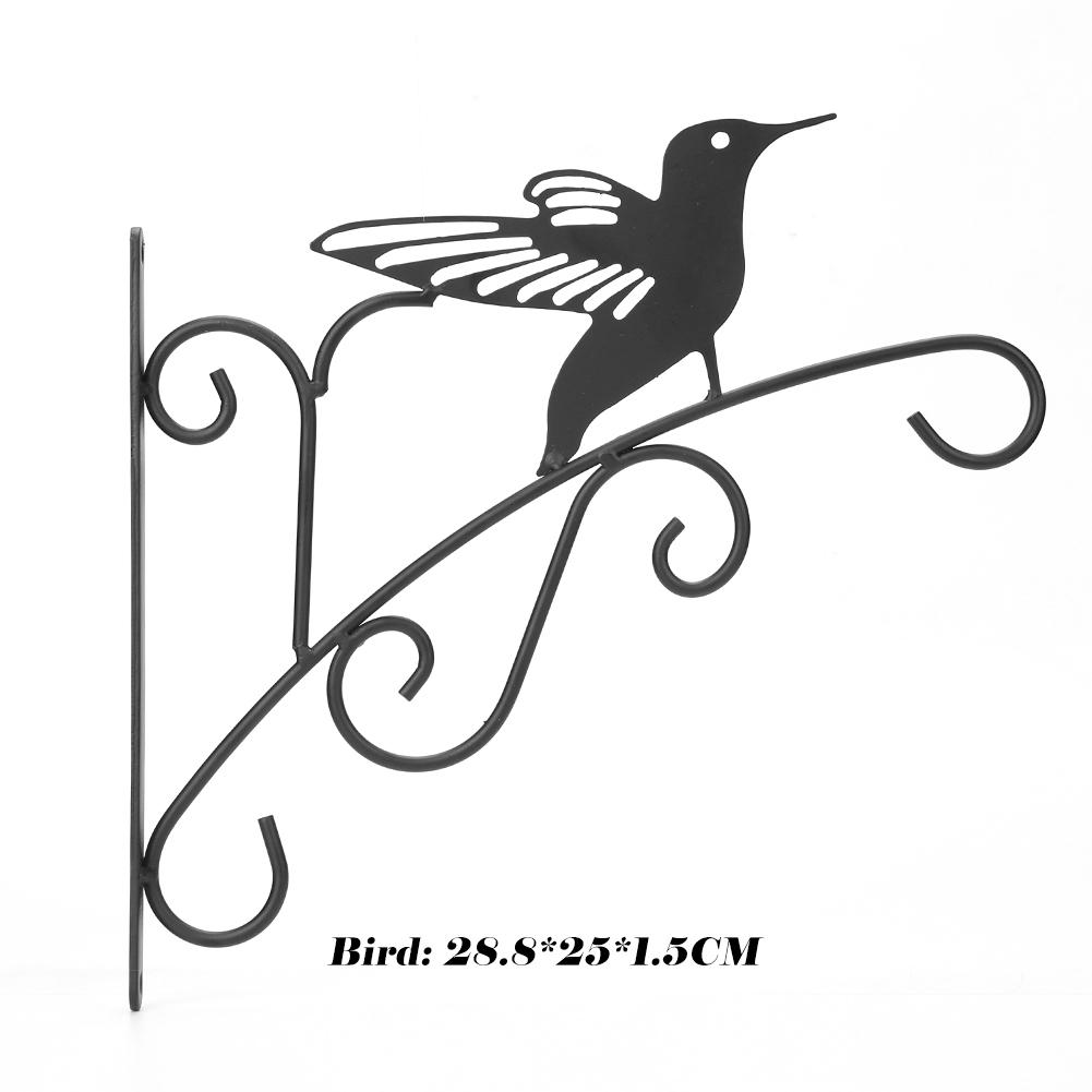 Bitki Braketleri Asılı Çiçek Saksısı Sepet Çiçek Sepeti Tutucu Rustik Stil Metal Braket Askısı Geniş Taban Bitki İçin Hava Koşullarına Dayanıklı