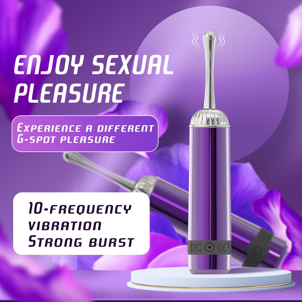 Powerful G-Spot Vibrator with Nipple & Clitoral Stimulator - Silicone Massager for Women and Couples