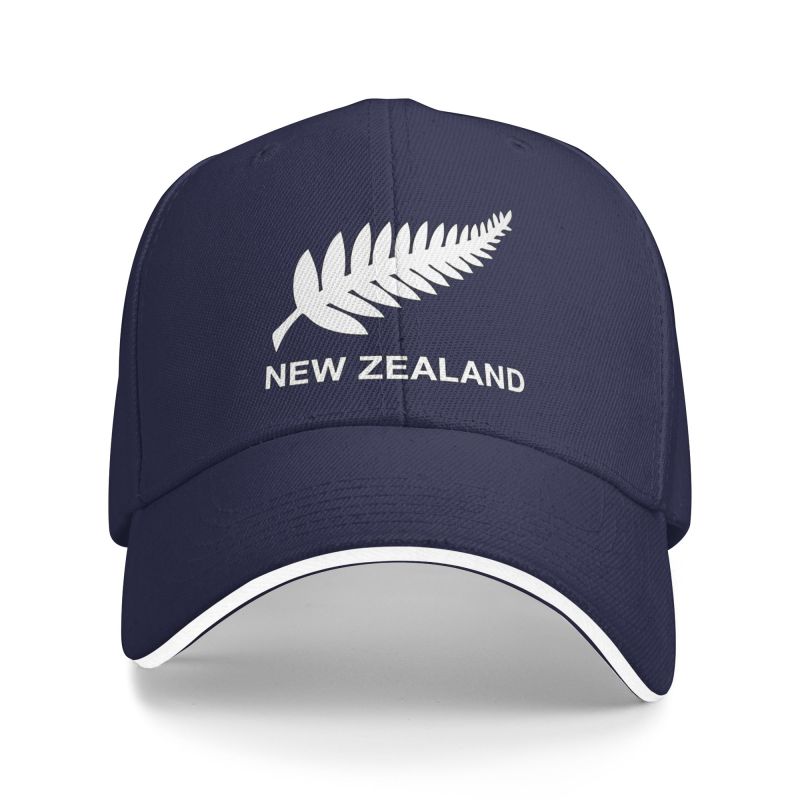 Nya Zeeland All Blacks Tryck Basebollkeps Herr Dam Hip Hop Hinkhatt Sommar Sol Pappahattar Justerbar Sandwich Snapback Kepsar