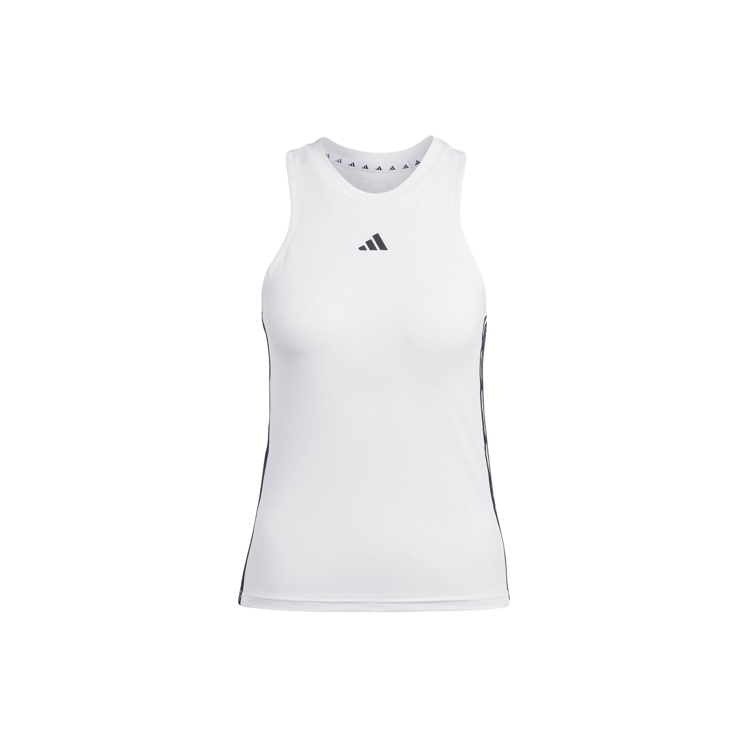 

Adidas Полосатая тренировочная майка женская белая HT9514 M