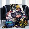 Custom Name Naruto lightning action. Flannel Fleece Blanket Cozy Warm Throw Blanket For Couch Bed Travel All Season Use