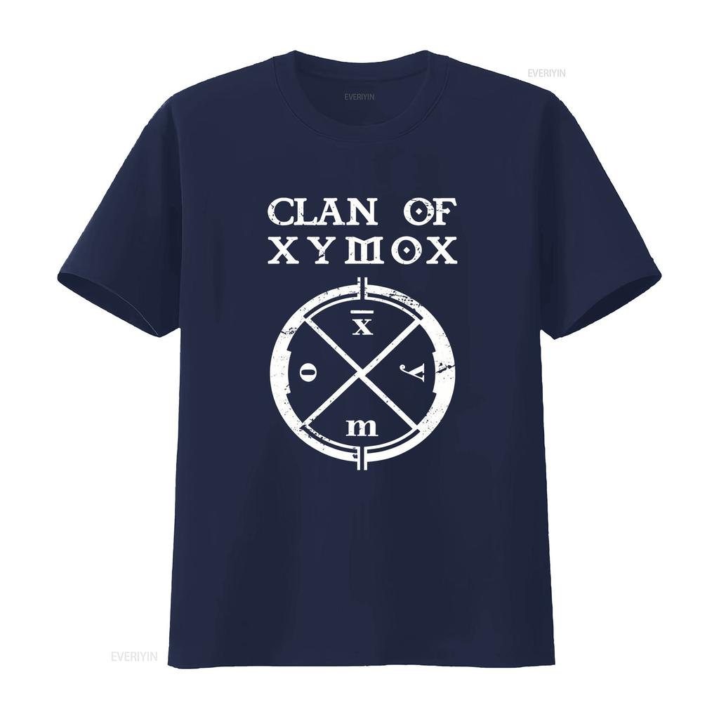 Clan Of Xymox Post Punk Band Maglietta Logo Base Taglia Completa S 5XL SS420 vintage Leggermente grafica Alla moda Morbida streetwear