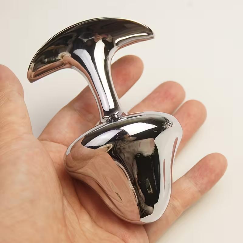 Metall Analtrainer,Juvelierter Arsch Anus Butt Plug,Breite Zwiebel Prostata Massage,Analplug Buttplug,Sexspielzeug für Männer Frauen