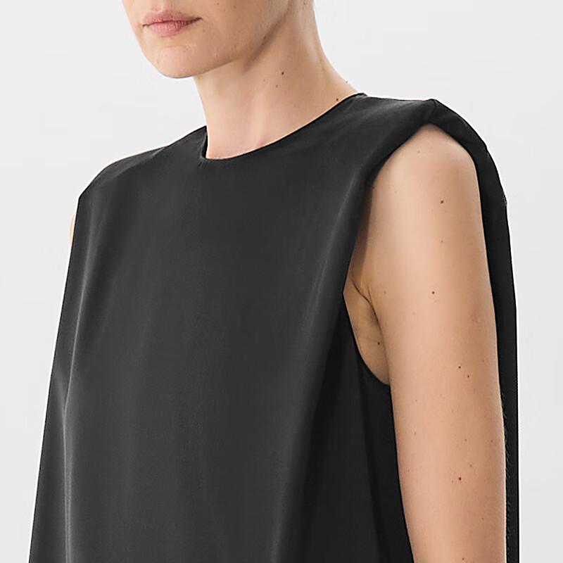 JNBY Summer Sleeveless Silk Midi Dress